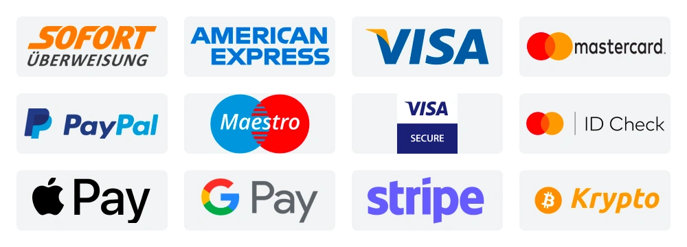 Zahlungsmöglichkeiten für Ghostwriting: Kreditkarte, PayPal, Überweisung und Ratenzahlung